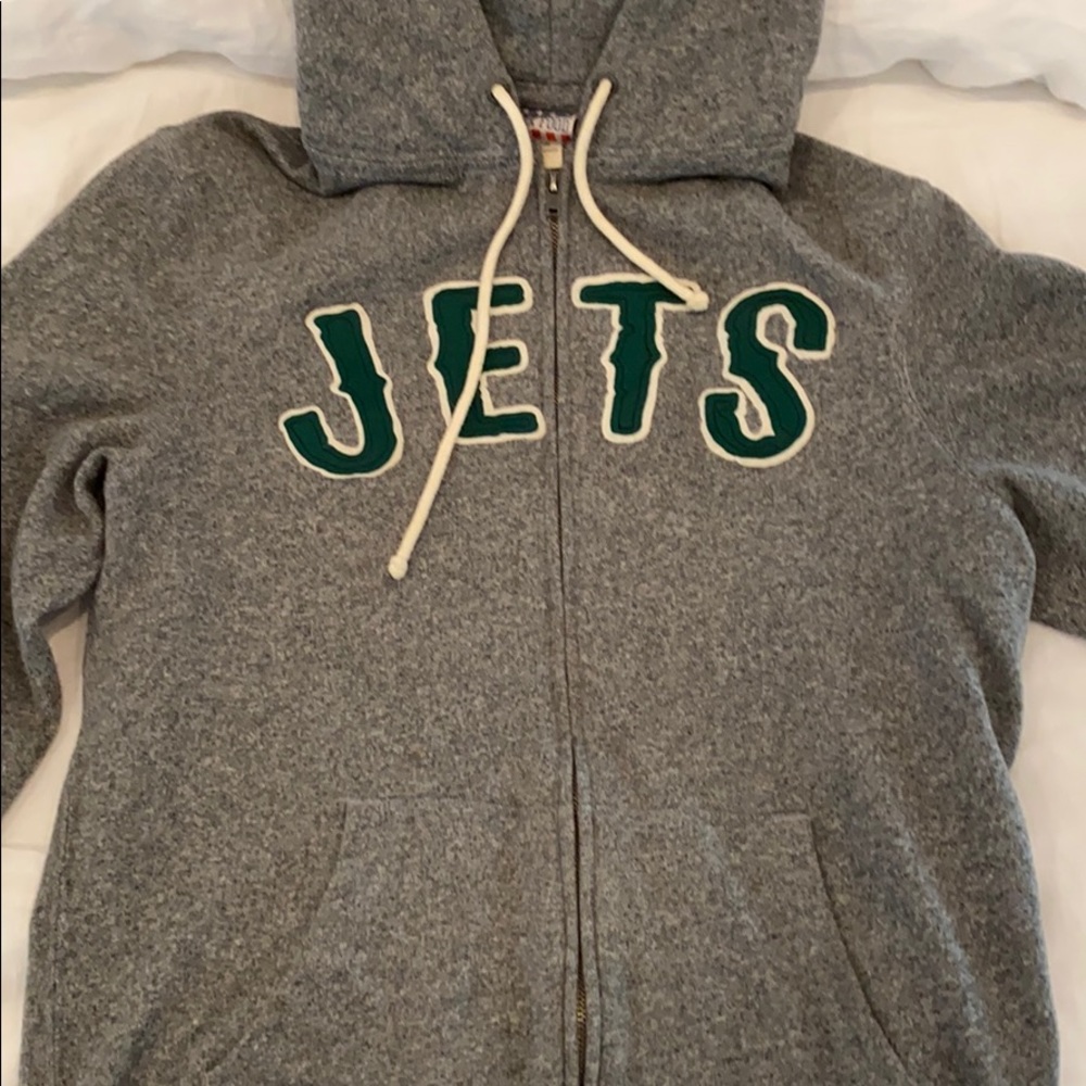 NY Jets zip up sweatshirt